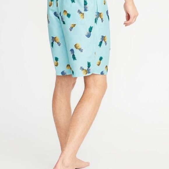 Old Navy Printed Swim Trunks for Men New - Picture 2 of 2